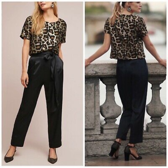 Ett:Twa Satin Tie Waist Pants from Anthropologie - Picture 6 of 6